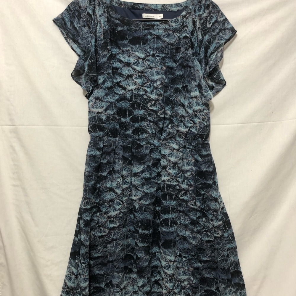Reitmans Blue and Black Mini Dress